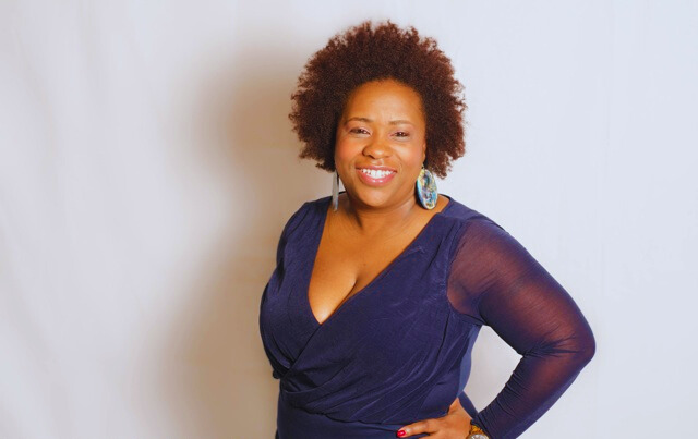 Portrait of Lisa Collins, founder of To Each Is Om